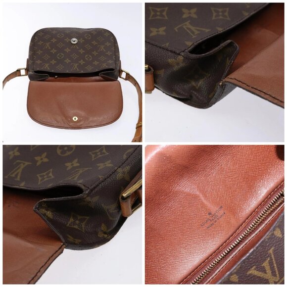 LOUIS VUITTON Monogram Saint Cloud GM Shoulder Bag M51242 LV Auth 140299 - Picture 15 of 16